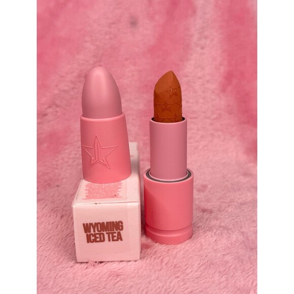 New! Wyoming Iced Tea Jeffree Star Velvet Trap Lipstick NIB NWT Rare Retired - Picture 2 of 7